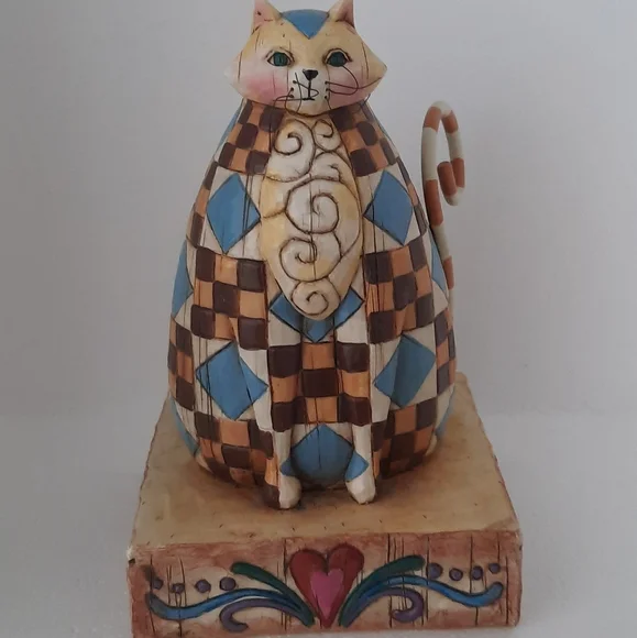 Jim Shore Heartwood Creek Cat 2003 - Picture 3 of 9